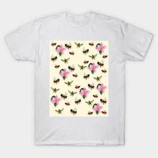 Bees, so many Honey Bees and Bumblebees T-Shirt